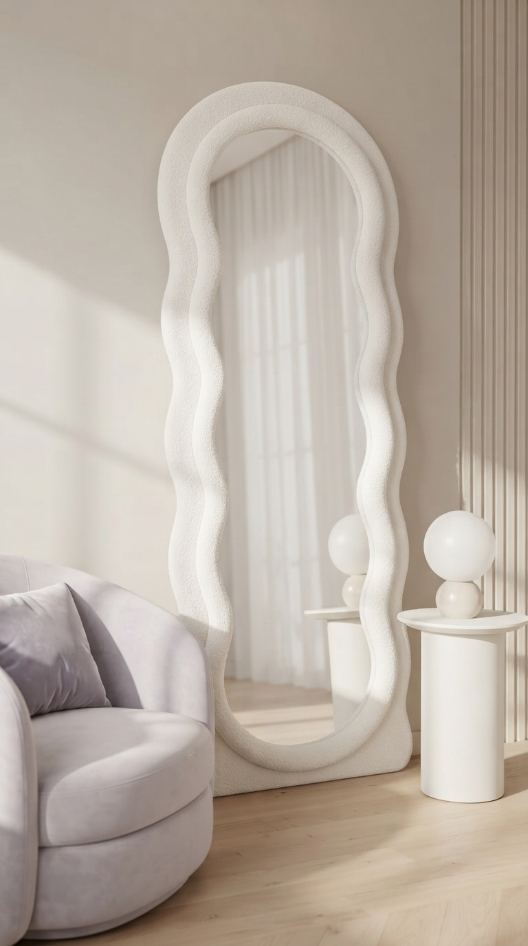 63"x24" Ivory Arched Full-Body Mirror Review: A Soft, Neutral Statement Piece