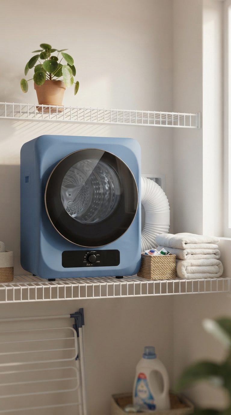 11Lbs Portable Clothes Dryer (Blue) Review: A Fresh Take on Small-Space Laundry